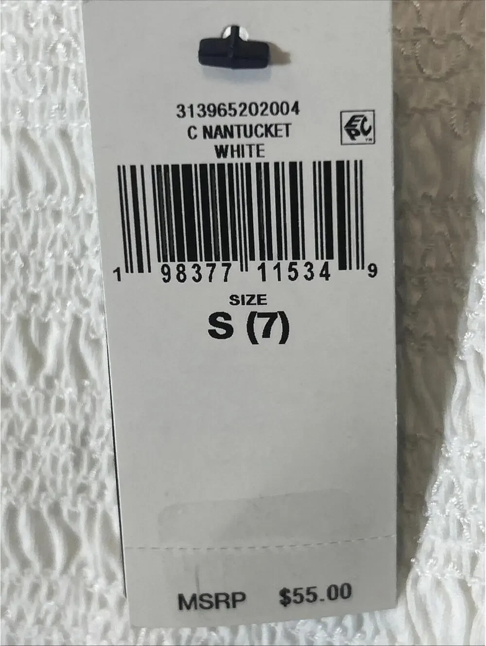 $55 Polo Ralph Lauren Smocked Jersey Peplum Top Big Girls S (7)White Pullover
